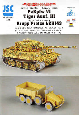 [JSC 728] PzKpw VI Tiger Ausf.H1, Krupp Protze L2H143