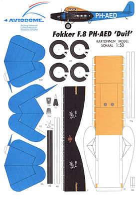 [JSC 9172] Fokker F.8 PH-AED Duif