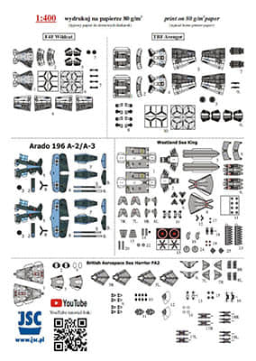 [JSC] F4F Wildcat, TBF Avenger, Arado 196 A-2-A-3, Westland Sea King, Sea Harrier FA2