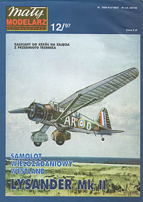 [Maly 1997-12] Westland Lysander Mk. II