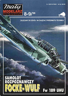 [Maly 1998-08-09] Focke Wulf Fw-189 UHU