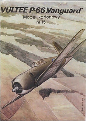 [ModelCard 015] Vultee P-66 Vanquard