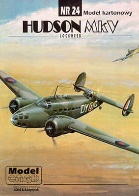 [ModelCard 024] Lockheed Hudson Mk.V