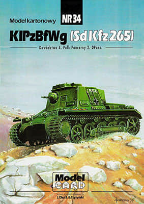 [ModelCard 034] KlPzBfWg (Sd.Kfz 265)