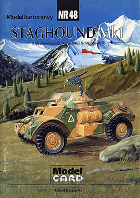 [ModelCard 048] Staghound Mk.I-52纸模网 - 海量纸模型图纸下载
