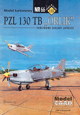 [ModelCard 066] PZL 130 TB Orlik