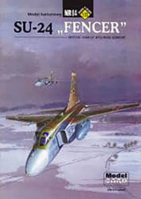 [ModelCard 084] Su-24 Fencer重涂版
