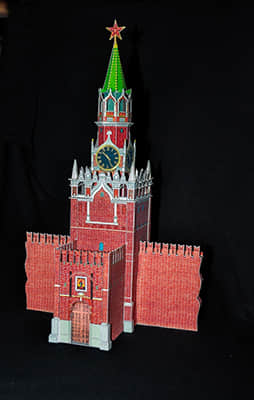 [Paper Modeling 049] Spasskyy Towers, Moscow, Kremlin 1-200版