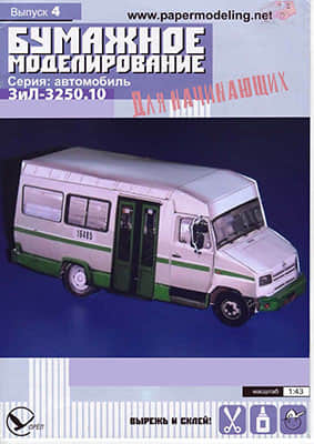 [Paper Modeling Beginner 04] ZiL-3250.10, Moscow重涂版