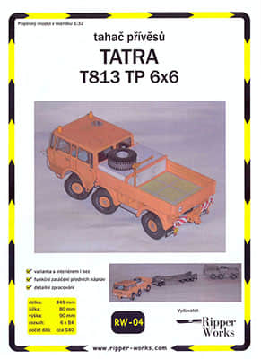 [Ripper Works 004] Tatra T813 TP 6×6 A4版
