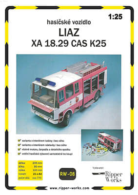 [Ripper Works 008] Liaz XA 18.29 CAS K25 1:25 A4版