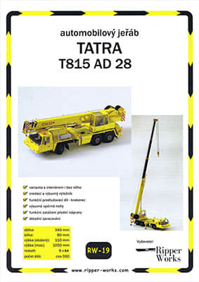 [Ripper Works 019] Tatra T815 AD 28 A4版