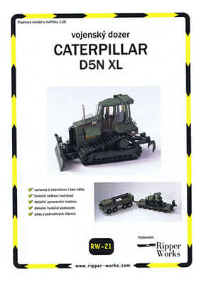 [Ripper Works 021] Caterpillar D5N XL 1:25 A4版