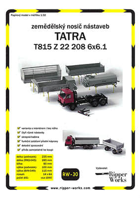 [Ripper Works 030] Tatra T815 Z 22 208 6×6.1 A4版