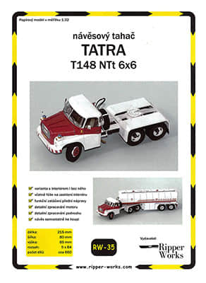 [Ripper Works 035] Tatra T148 NTt 6×6