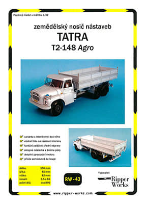 [Ripper Works 043] Tatra T2-148 Agro A4版