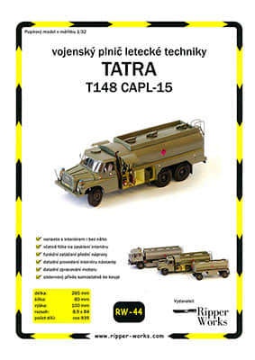 [Ripper Works 044] Tatra T148 CAPL-15 A4版
