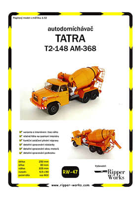 [Ripper Works 047] Tatra T2-148 AM-368 A4版