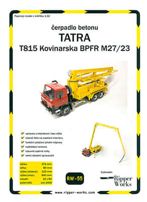 [Ripper Works 055] Tatra T815 BPFR M27/23