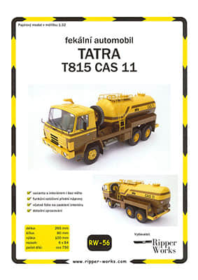[Ripper Works 056] Tatra T815 CAS 11 1:25 A4版