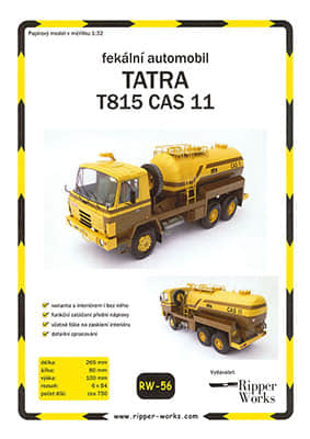 [Ripper Works 056] Tatra T815 CAS 11 A4版