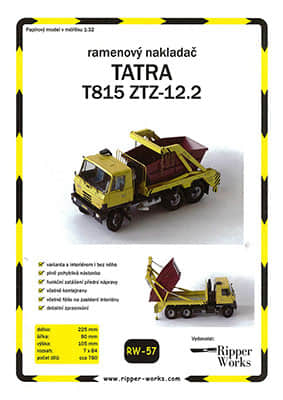 [Ripper Works 057] Tatra T815 ZTZ-12.2 A4版