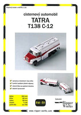 [Ripper Works 059] Tatra T138 C-12 A4版
