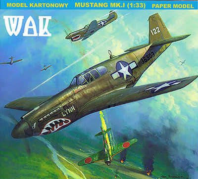 [WAK 2013-01] P-51A-5 Mustang 重涂版