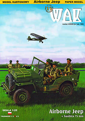 [WAK 2020-04] Airborne Jeep + haubica 75 mm
