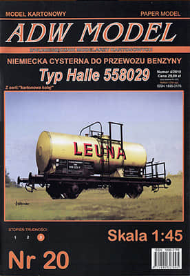 [ADW Model 20] Cysterna Typ Halle 558029