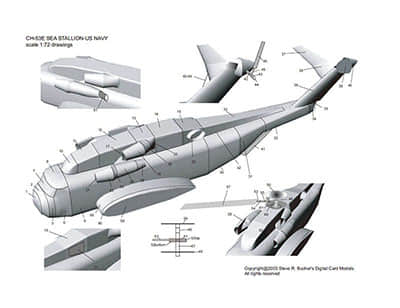 [Digital Card Model] CH-53 Stallion