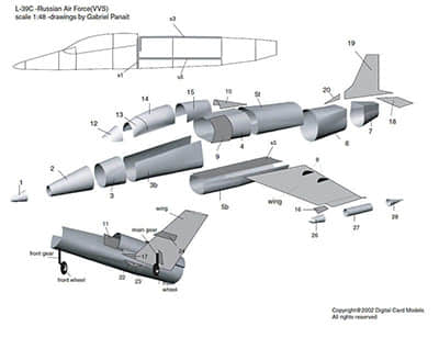[Digital Card Model] L-39C Albatros