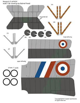 [Digital Card Model] Nieuport 17