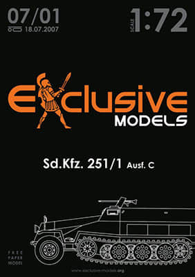 [Exclusive Models 005] Sd.Kfz. 251-1 Ausf. C