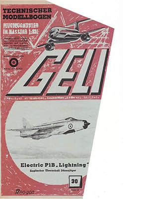 [Geli 030] English Electric Lightning P.1B