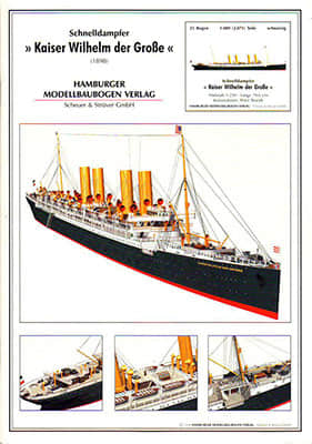 [HMV] Kaiser Wilhelm der Grosse(1898)