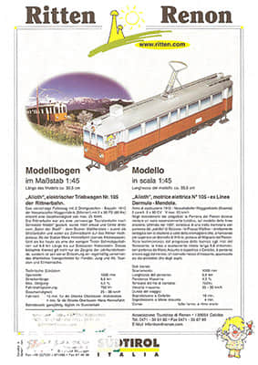 [HMV] Rittnerbahn Alioth Nr.105