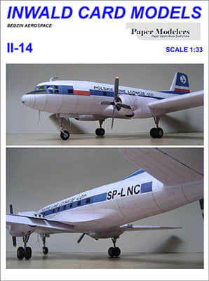 [Inwald Card Models] Il-14 Aeroflot重涂版
