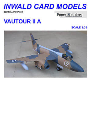 [Inwald Card Models] Vautour IIA