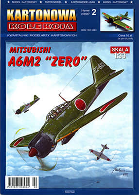 [Kartonowa Kolekcja 02] Mitsubishi A6M2 Zero