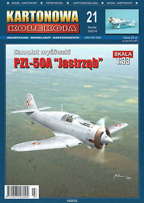 [Kartonowa Kolekcja 21] PZL-50A Jastrzab