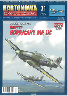 [Kartonowa Kolekcja 31] Hawker Hurricane Mk IIC