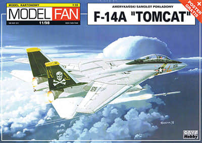 [Model Fan 1998-11] F-14A Tomcat A4版