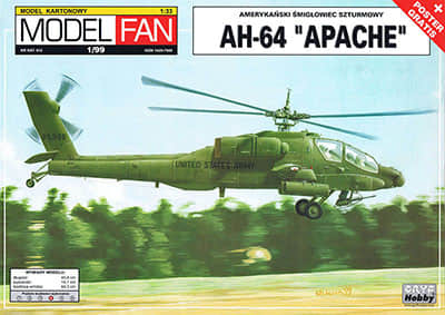 [Model Fan 1999-01] AH-64 Apache A4版