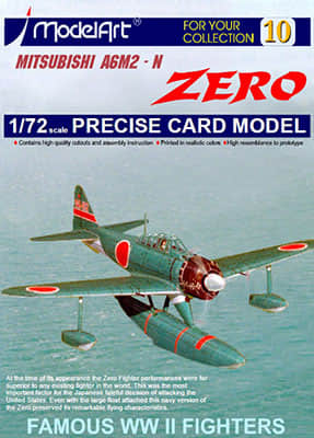 [ModelArt 10] Mitsubishi A6M2 Model N Zero