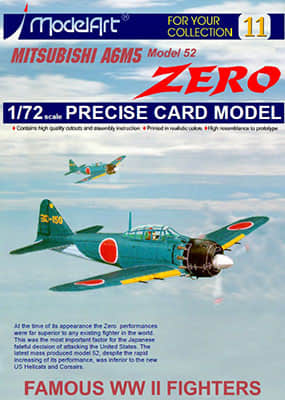 [ModelArt 11] Mitsubishi A6M5 Model 52 Zero