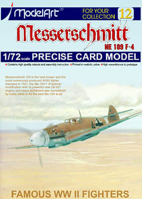 [ModelArt 12] Messerschmitt ME109 F-4