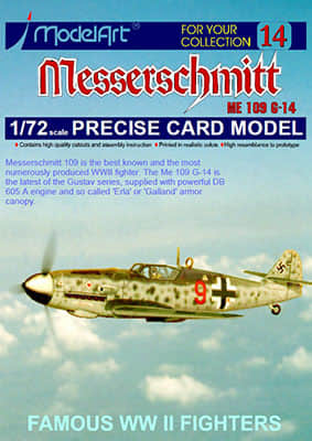 [ModelArt 14] Messerschmitt ME109 G-14