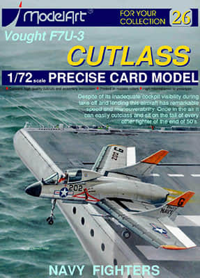 [ModelArt 26] Vought F7U-3 Cutlass