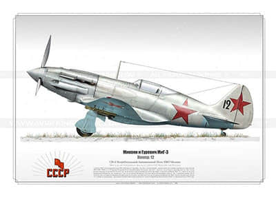 [ModelArt] MiG-3 Black 12 – 12 GIAP,1942